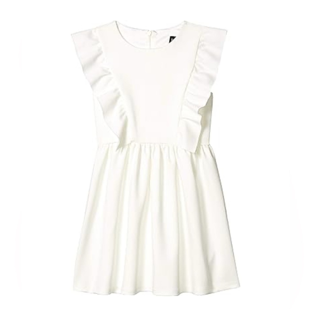 Bardot Junior Girls Ivory Mavis Ponte Elastane Dress NWT Size 8